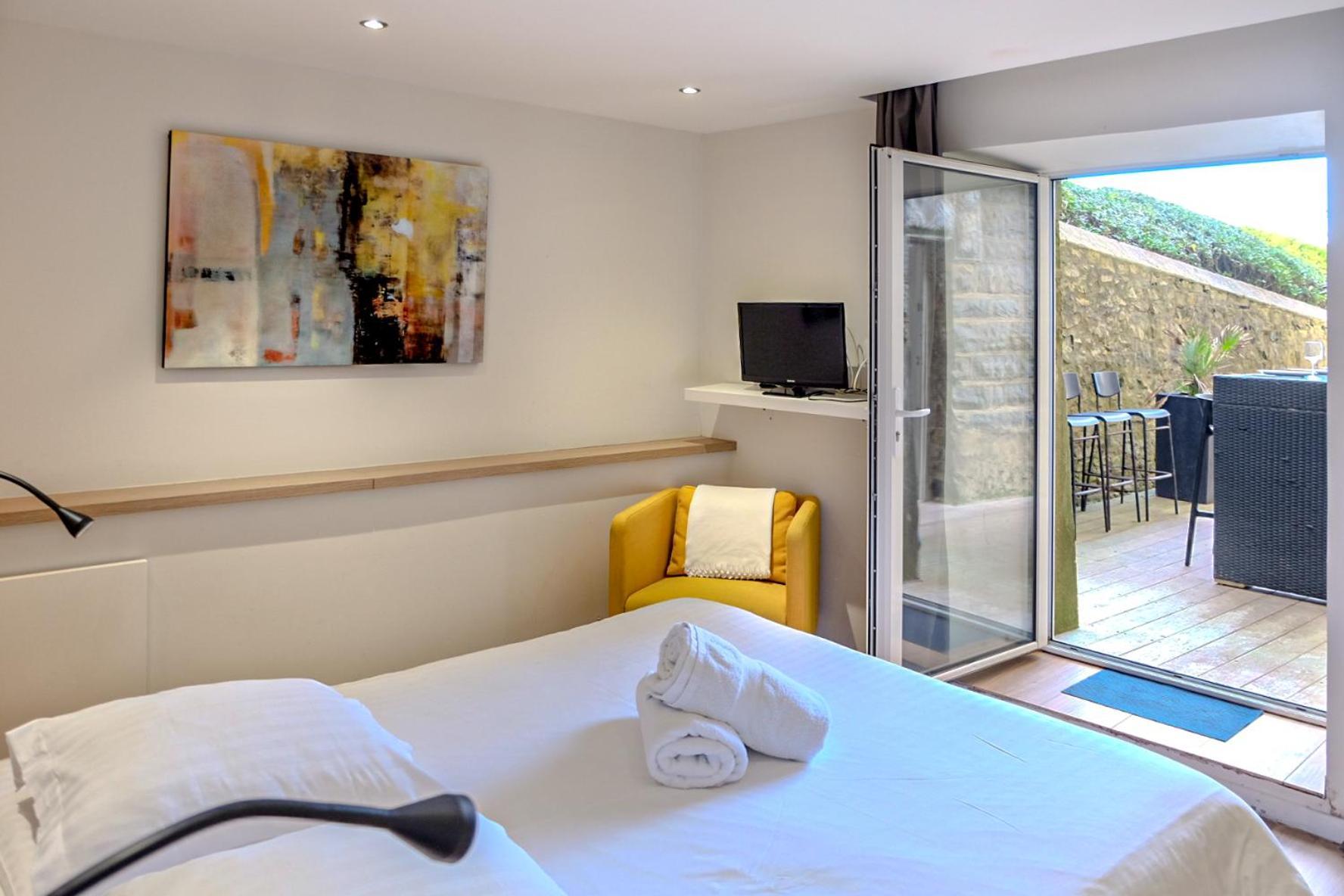 Magnifique Appartement Avec Terrasse, Parking Et Vue Sur L'Ocean Pour 5 Biarritz Exterior foto